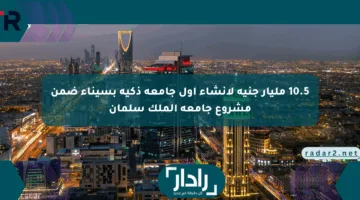 10.5 مليار جنيه لإنشاء أول جامعة ذكية بسيناء ضمن مشروع جامعة الملك سلمان